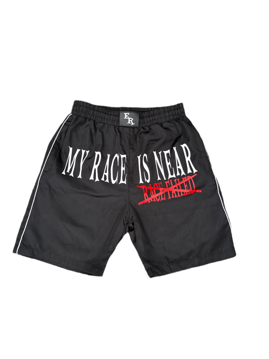 Black “XRACE FAILED” SHORTS