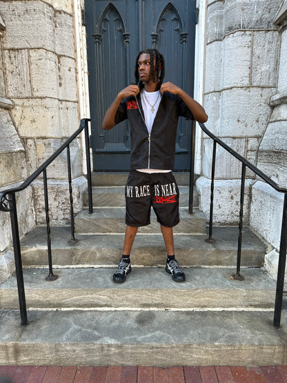 Black “XRACE FAILED” SHORTS
